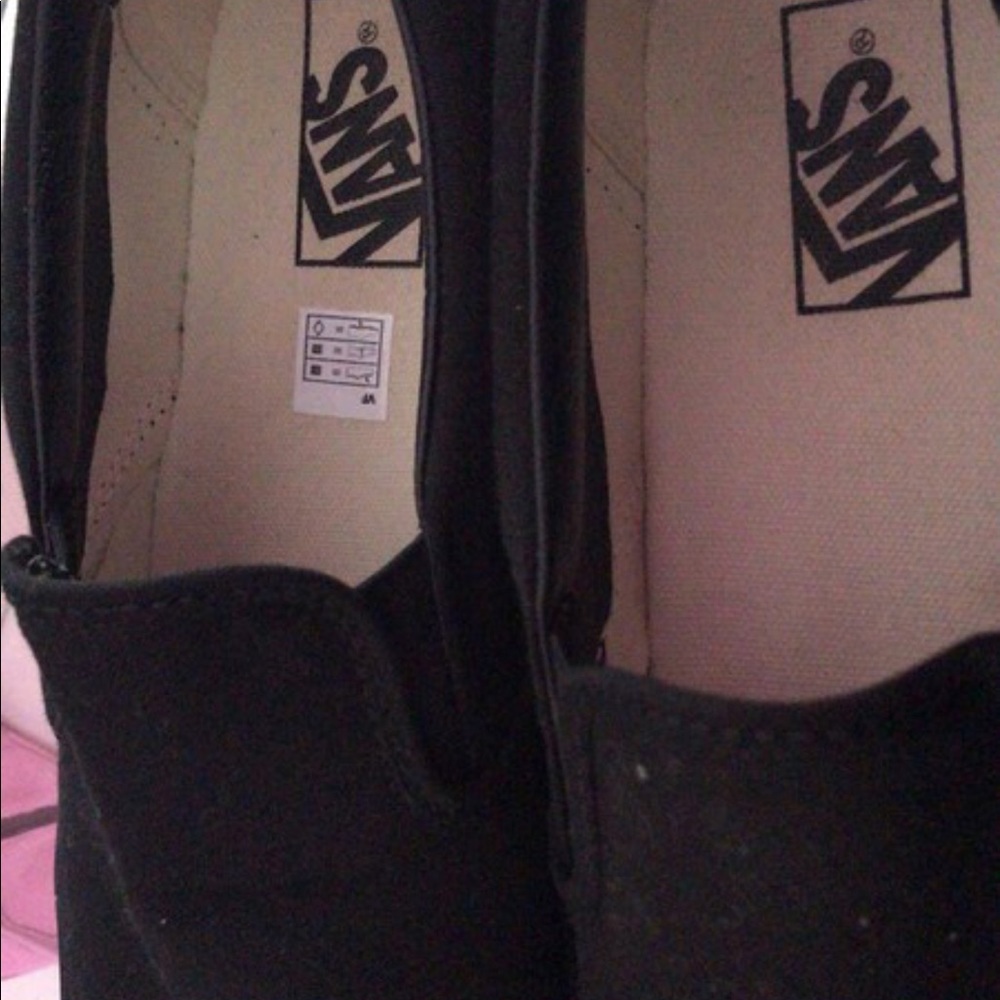 Black Slip on Vans